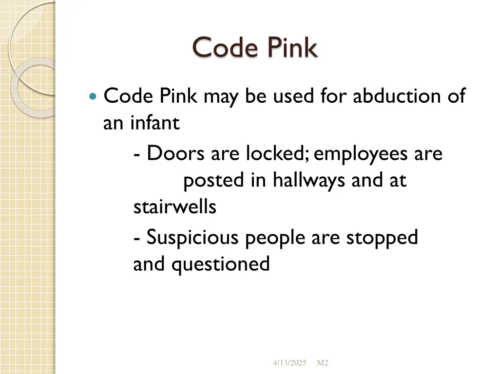 code pink