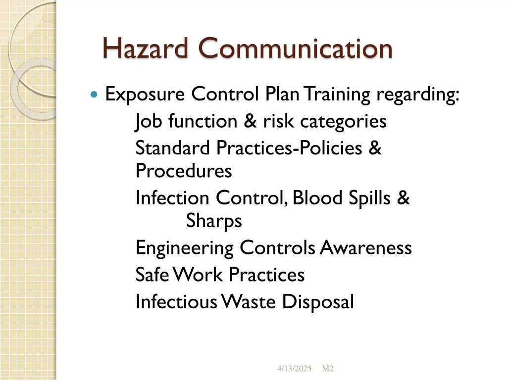 hazard communication