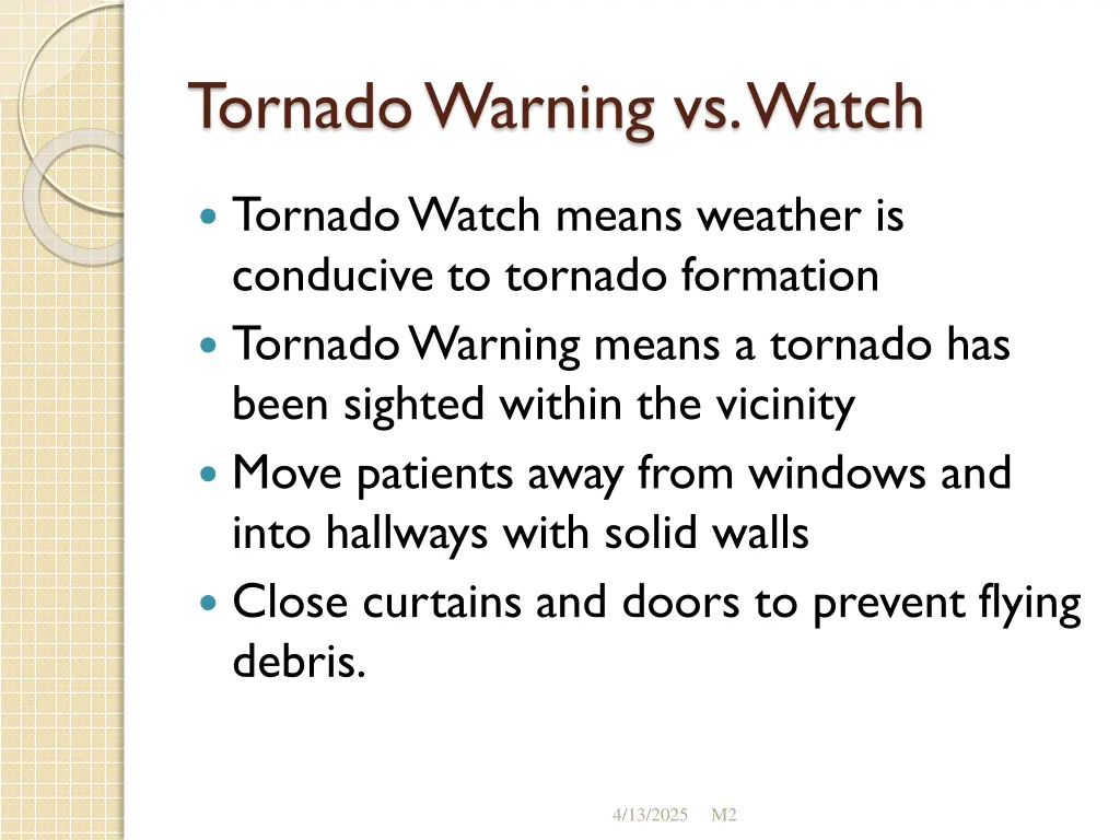 tornado warning vs watch