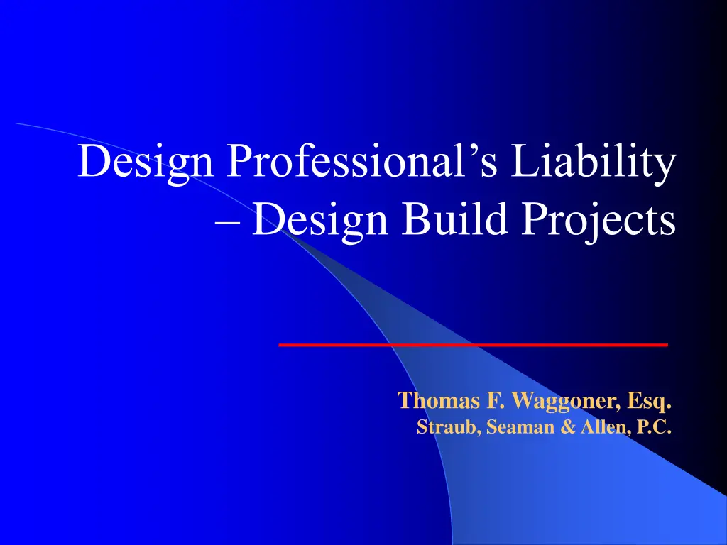 design professional s liability design build