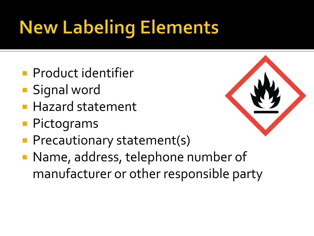 product identifier signal word hazard statement