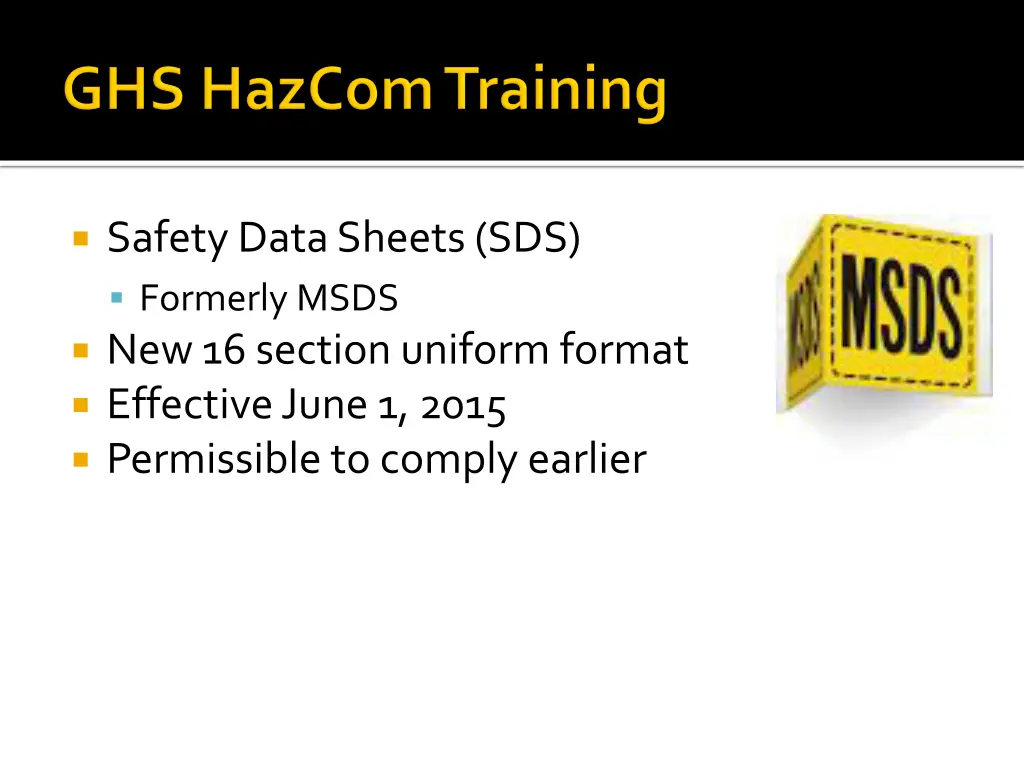 safety data sheets sds formerly msds