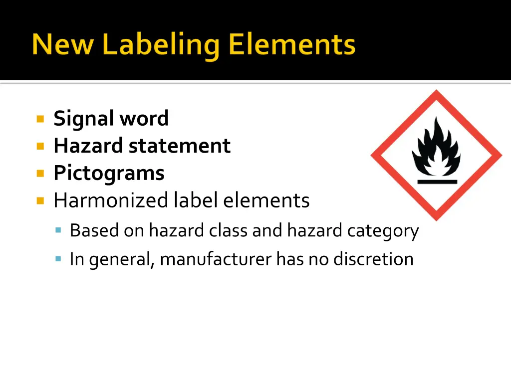 signal word hazard statement pictograms