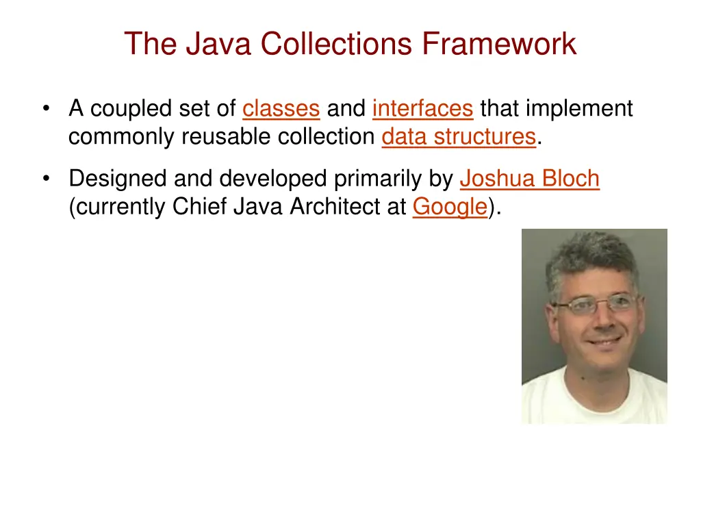 the java collections framework 2