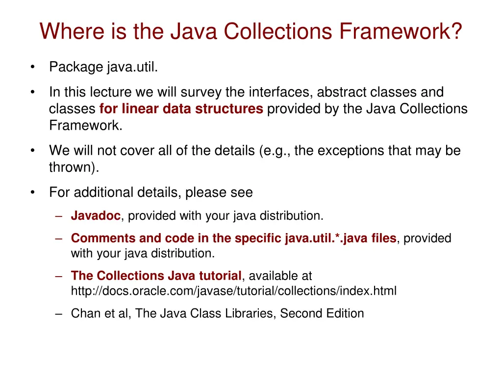 where is the java collections framework