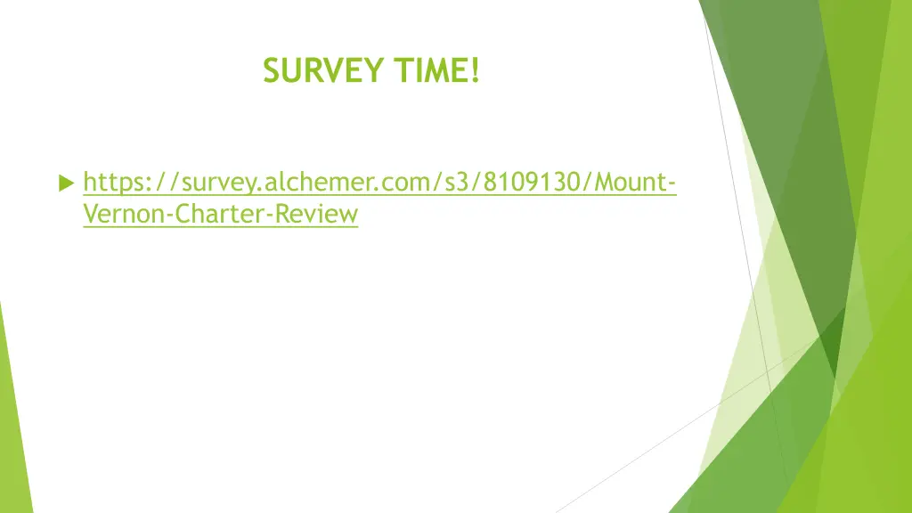 survey time