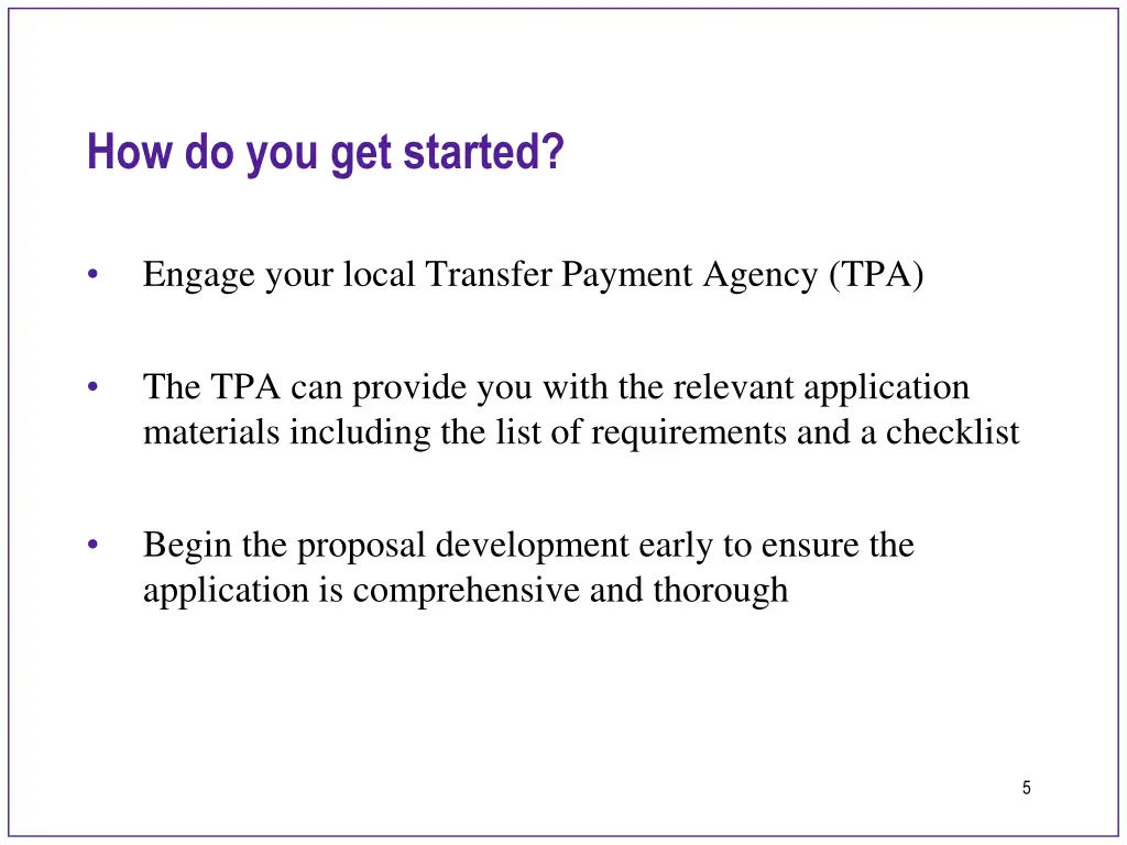how do you get started