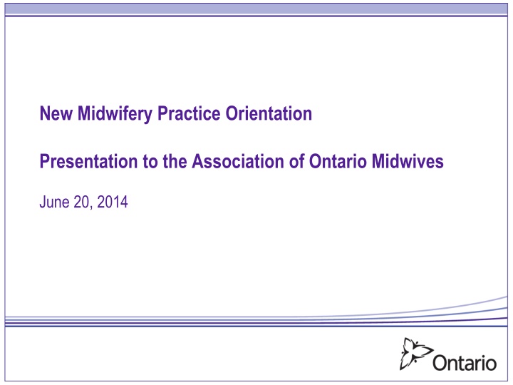 new midwifery practice orientation