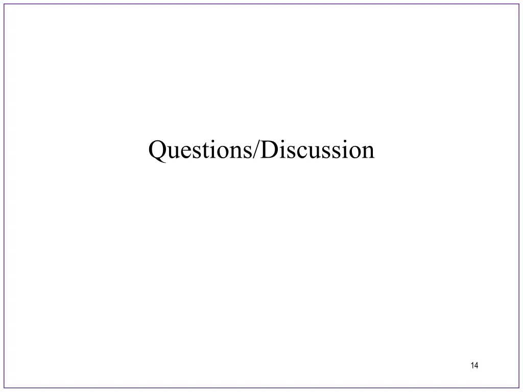 questions discussion