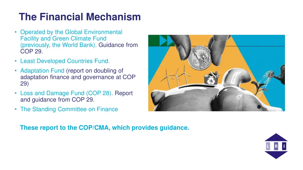 the financial mechanism