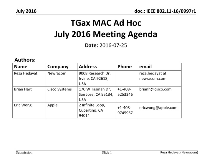 july 2016