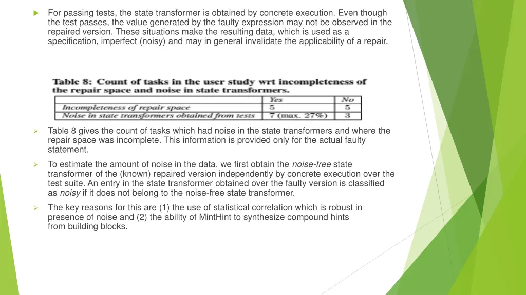 for passing tests the state transformer