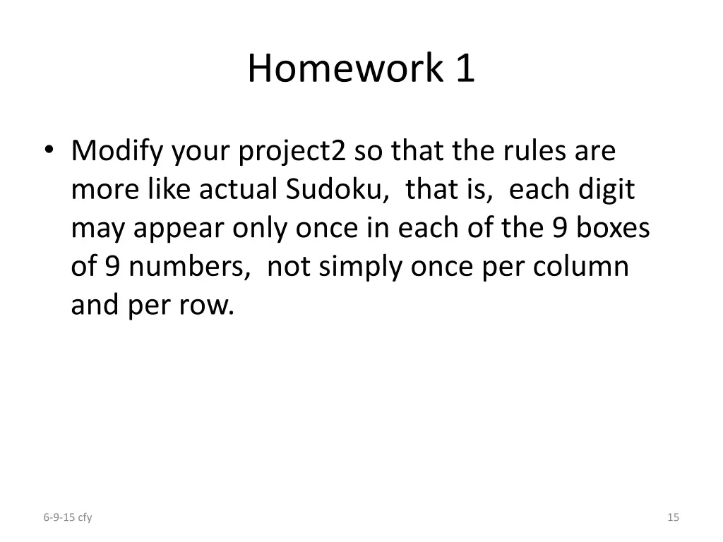 homework 1