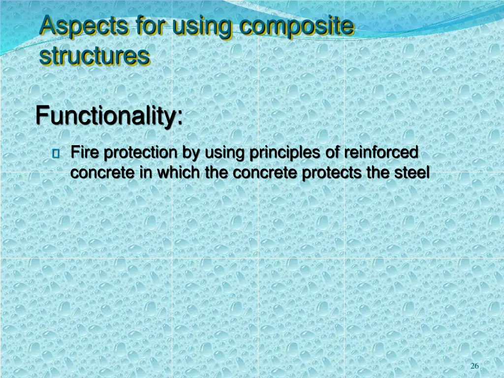 aspects for using composite structures 2