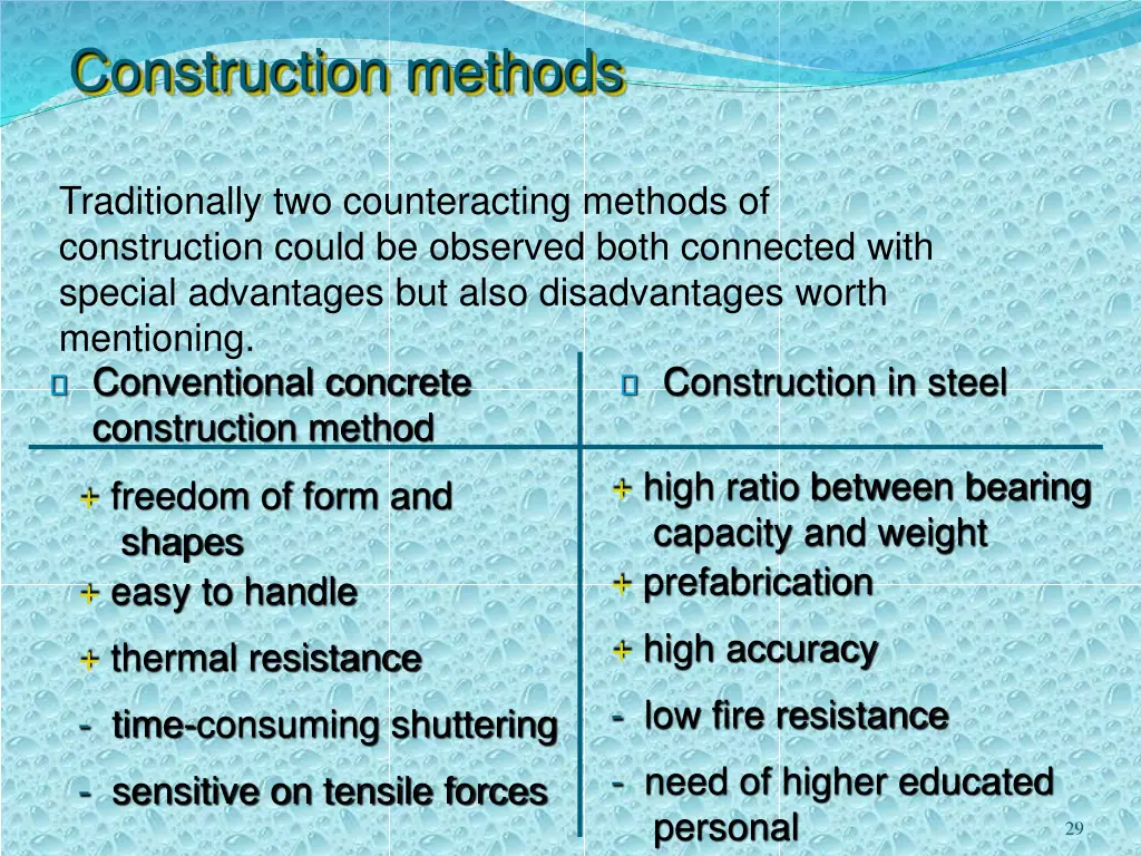 construction methods