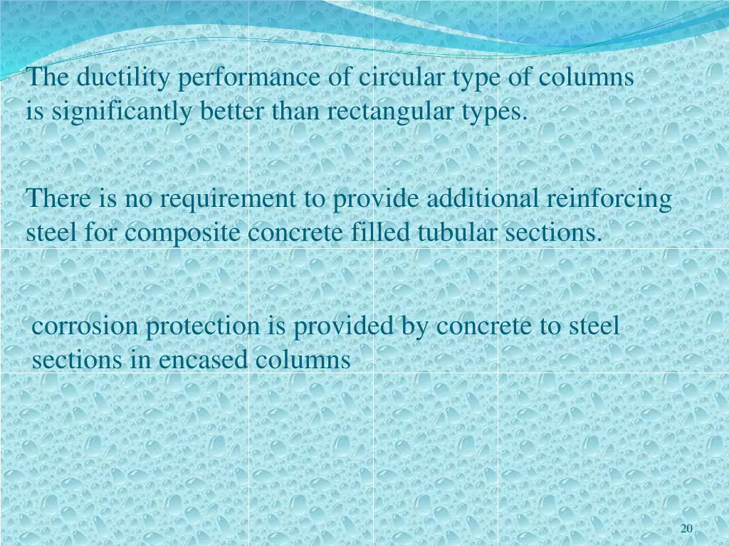 the ductility performance of circular type