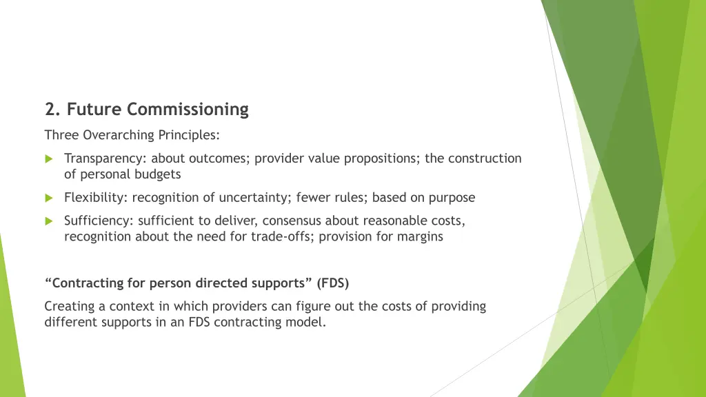 2 future commissioning