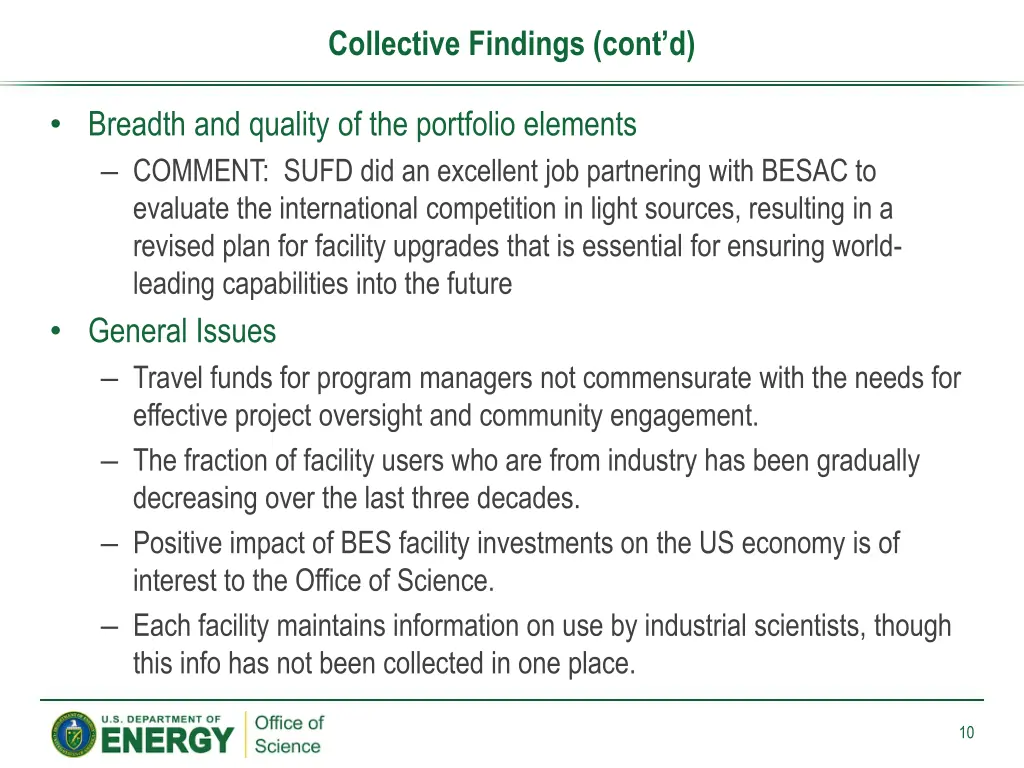 collective findings cont d 1