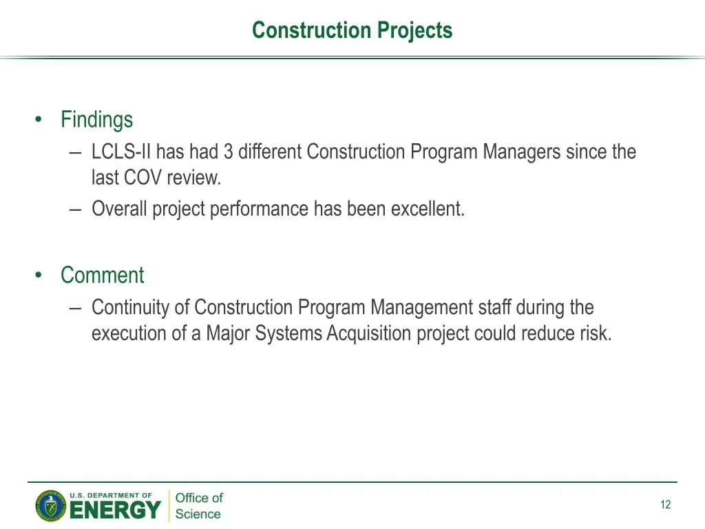 construction projects