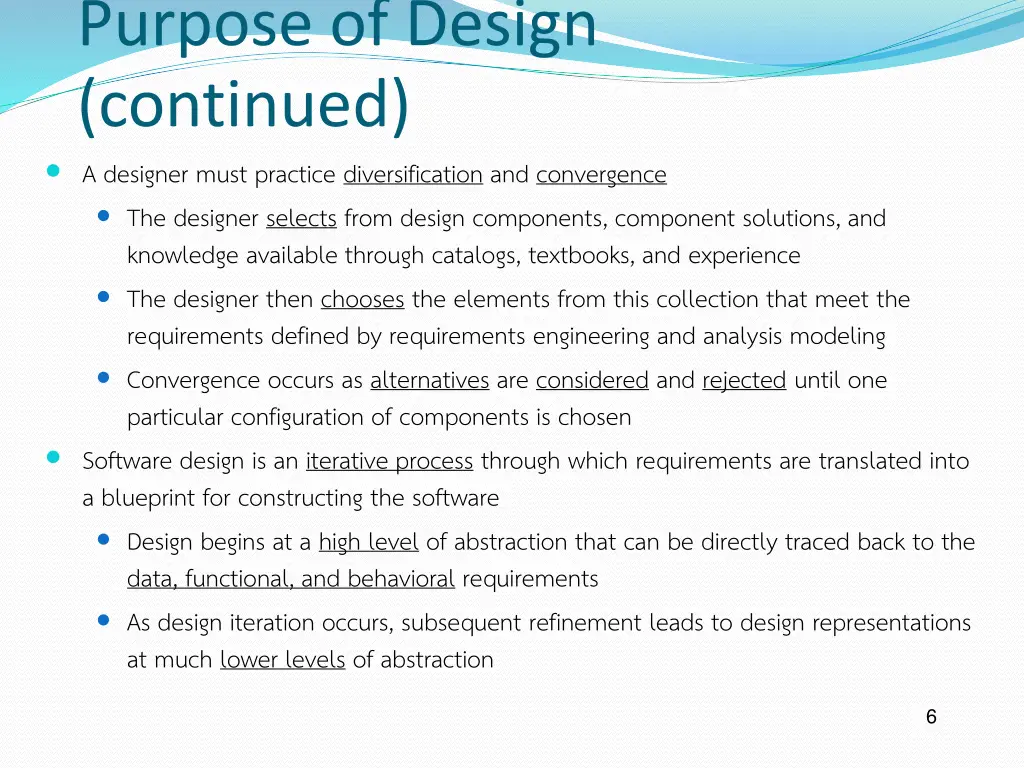 purpose of design continued a designer must