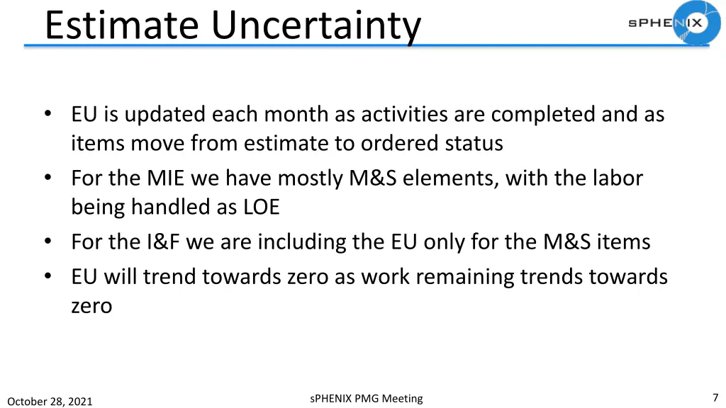 estimate uncertainty
