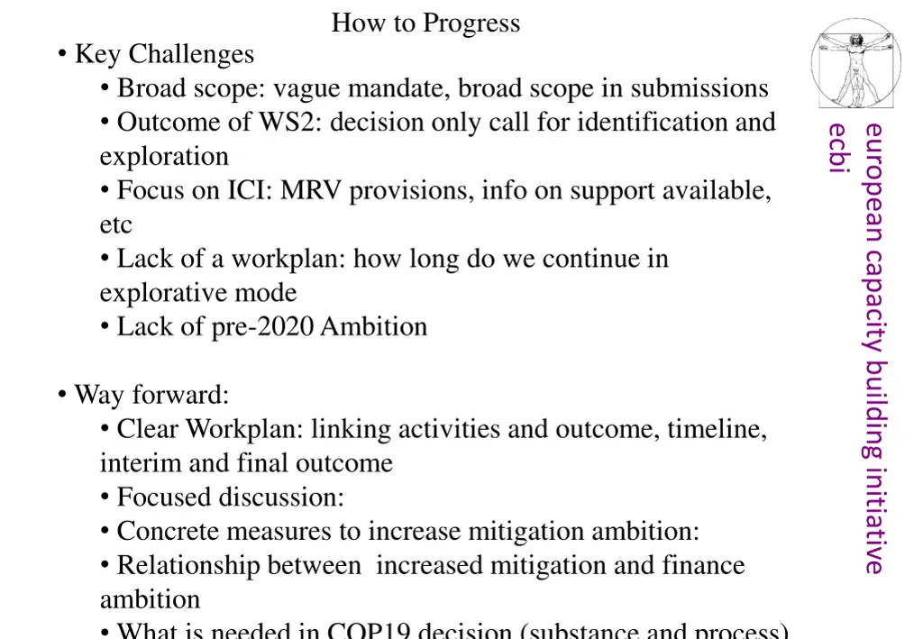 how to progress