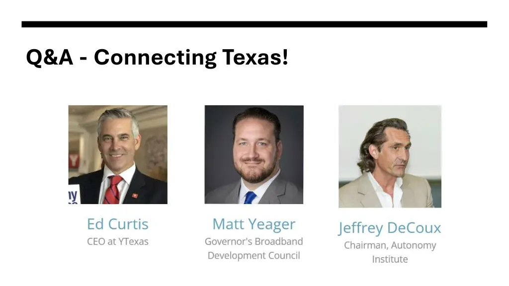 q a connecting texas