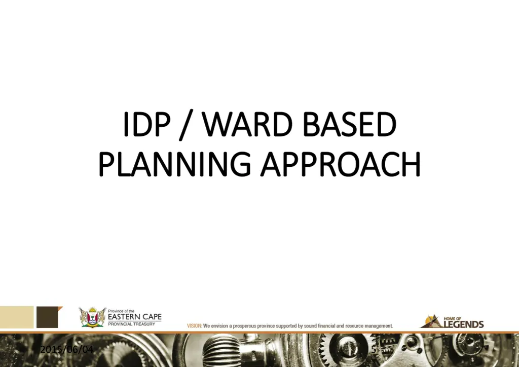 idp ward based idp ward based planning approach