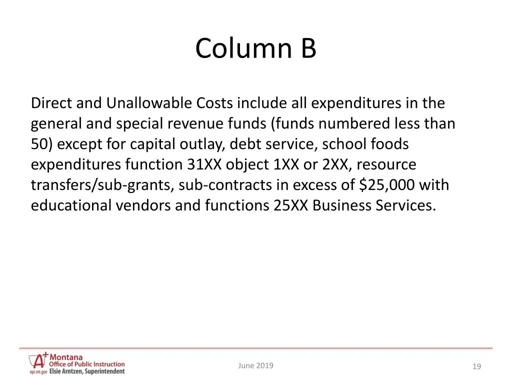 column b