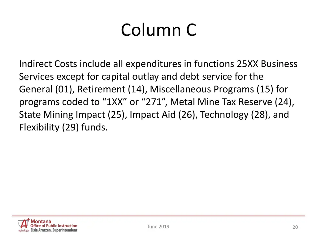 column c
