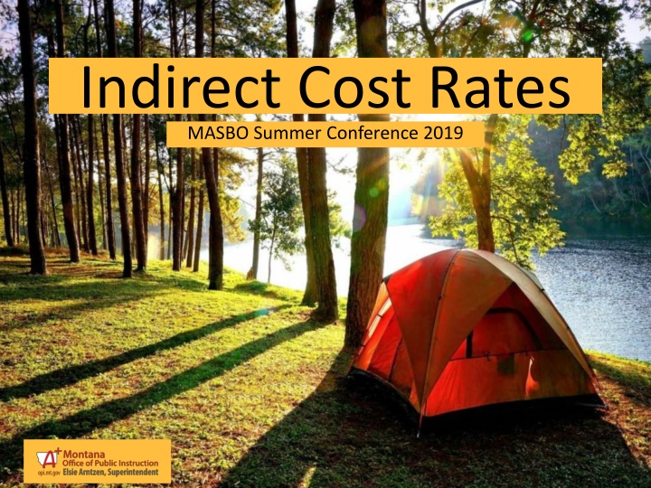 indirect cost rates masbo summer conference 2019