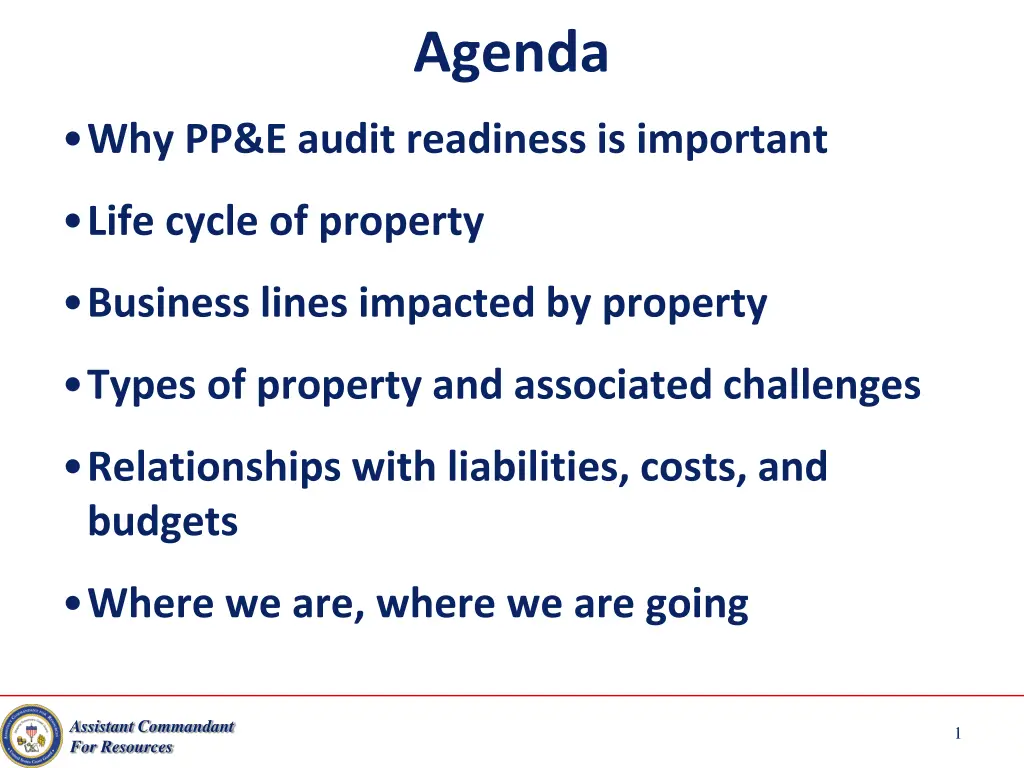 agenda