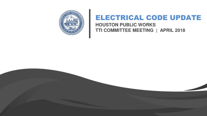 electrical code update houston public works