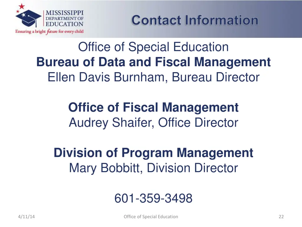 contact information