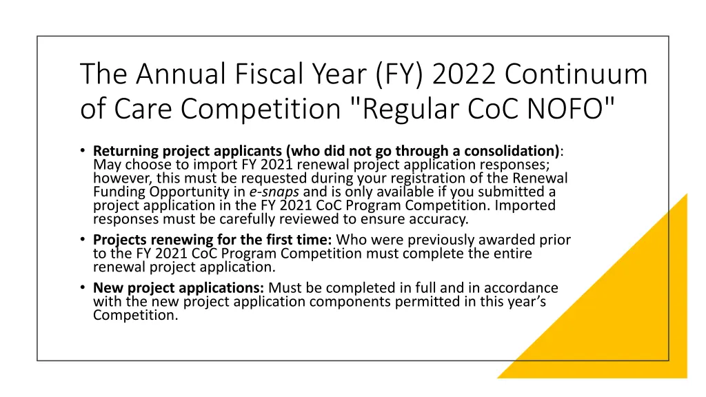 the annual fiscal year fy 2022 continuum of care 1