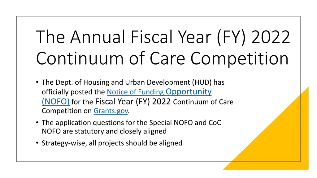 the annual fiscal year fy 2022 continuum of care 3