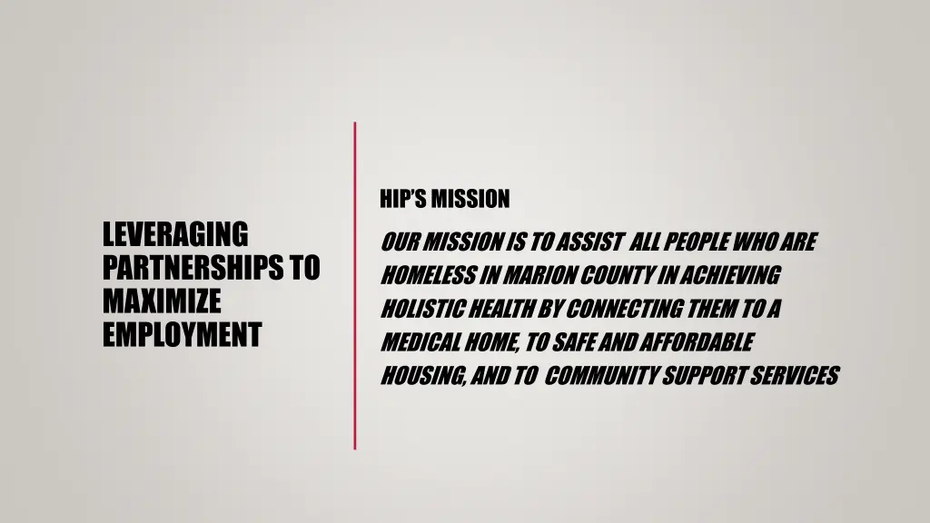 hip s mission