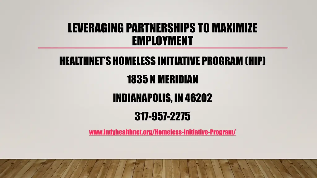 leveraging partnerships to maximize employment 12