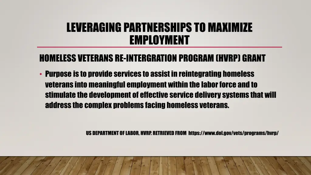 leveraging partnerships to maximize employment 5