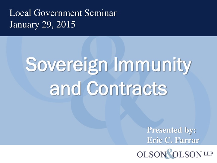 local government seminar january 29 2015