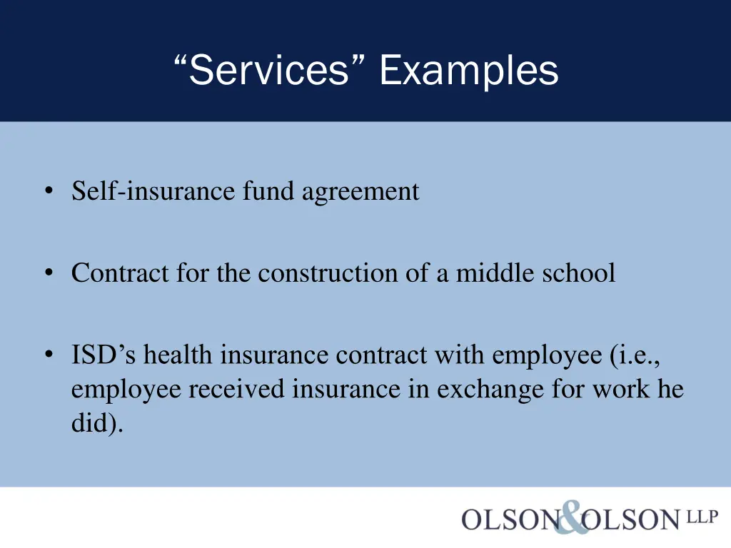 services examples
