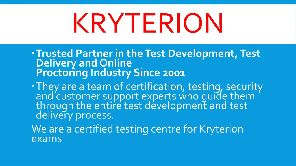 kryterion