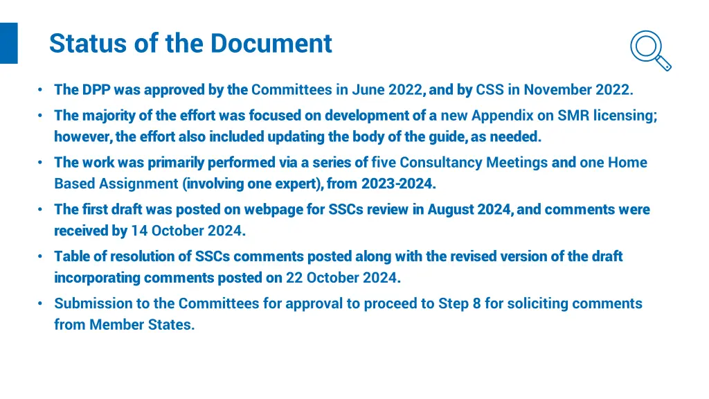 status of the document 1