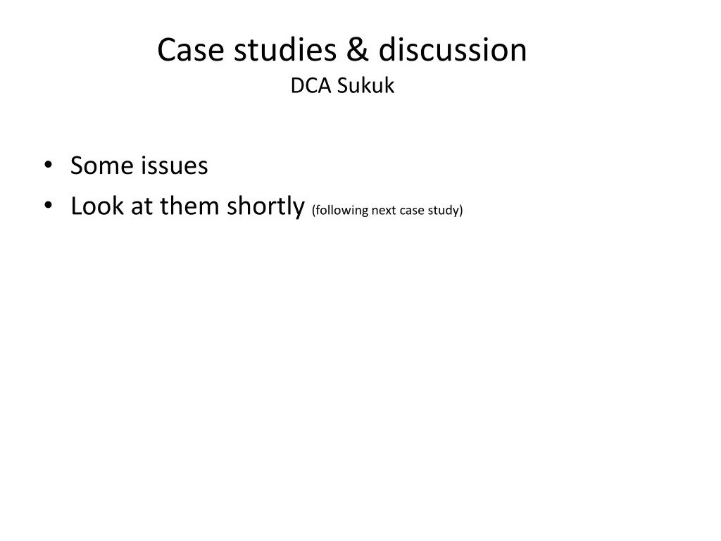 case studies discussion dca sukuk 2