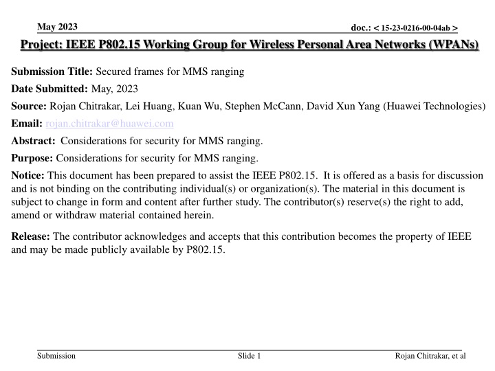may 2023 project ieee p802 15 working group