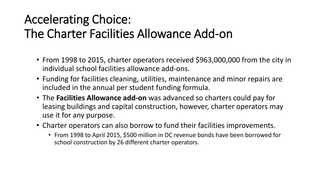 accelerating choice accelerating choice