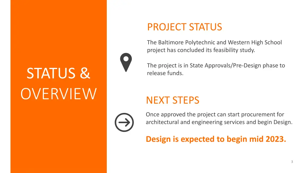 project status
