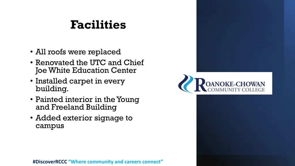 facilities