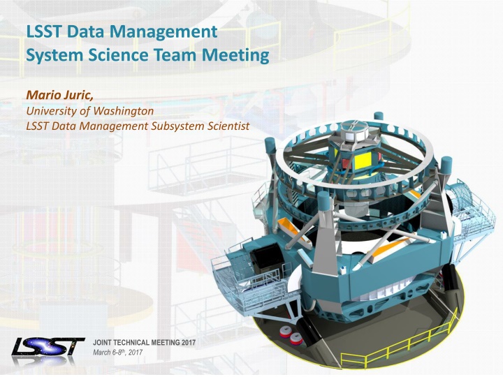 lsst data management system science team meeting