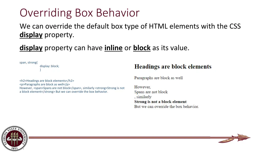 overriding box behavior we can override